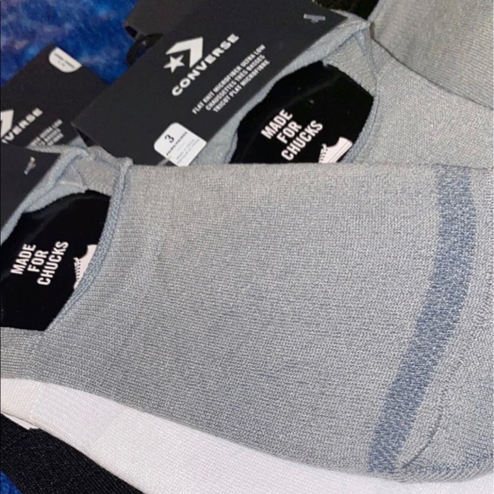 Women’s Converse socks- no show, made for Chucks.